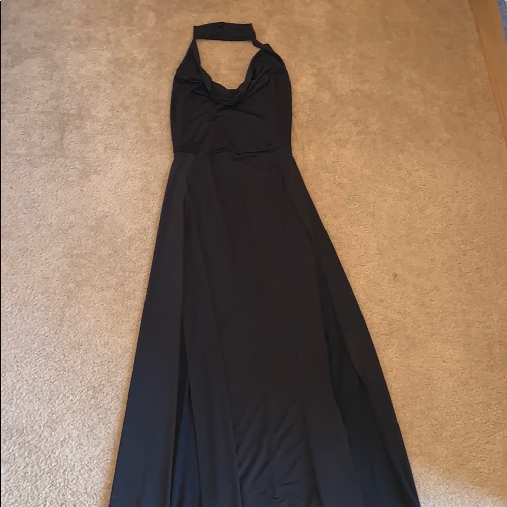 Long black dress